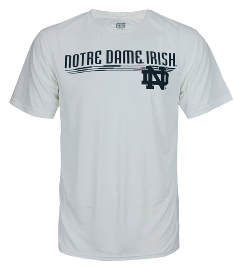 NCAA College Men's Notre Dame Dri Tek Performance Editorial Tee T-Shirt