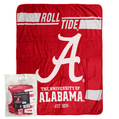 Northwest NCAA Alabama Crimson Tide Legion Raschel Throw, 50" x 60"