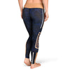 Forever Collectibles NFL Women's Los Angeles Rams Team Stripe Leggings, Navy