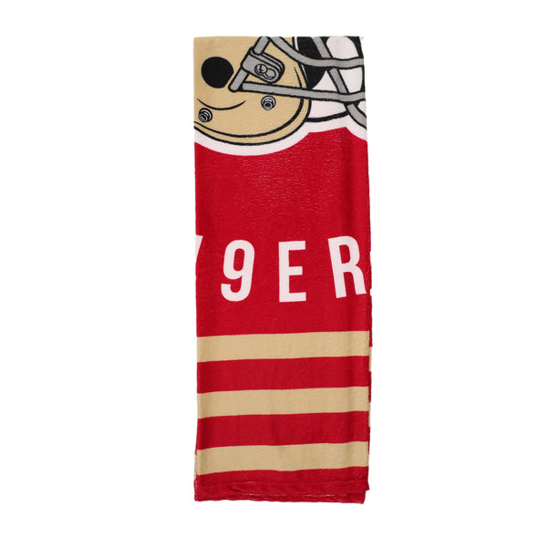Northwest NFL San Francisco 49Ers "Stripes" Beach Towel, 30" x 60"