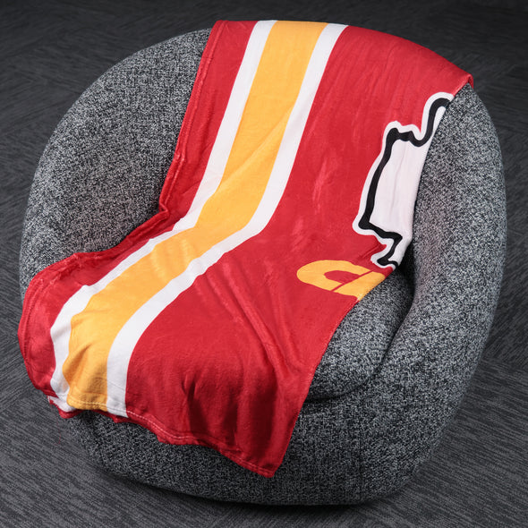 FOCO NFL Kansas City Chiefs Plush Soft Micro Raschel Throw Blanket, 50 x 60