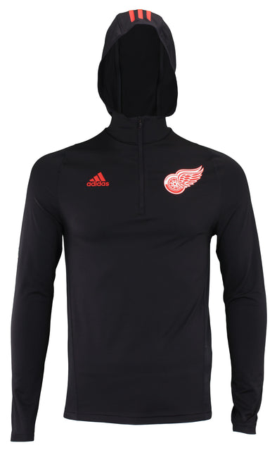 Adidas NHL Men's Detroit Red Wings 2017 Authentic Training Hooded Sweatshirt