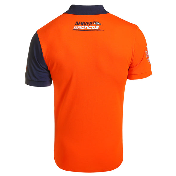 FOCO NFL Men's Denver Broncos Rugby Polo Shirt