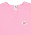 Fabrique Innovations NFL Unisex Green Bay Packers Breast Cancer Awareness Scrub Top