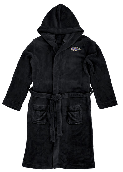Northwest NFL Baltimore Ravens  Hooded Silk Touch Robe, 26" x 47"