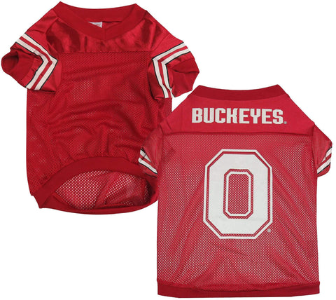 Sporty K-9 NCAA Ohio State Buckeyes Football Dog Jersey