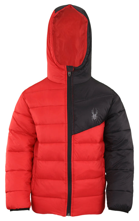 Spyder Youth Boys Ace Short Puffer Jacket, Color Options