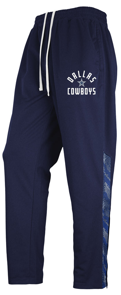 Zubaz Dallas Cowboys Space Dye Lines Jogger, Gray, Small