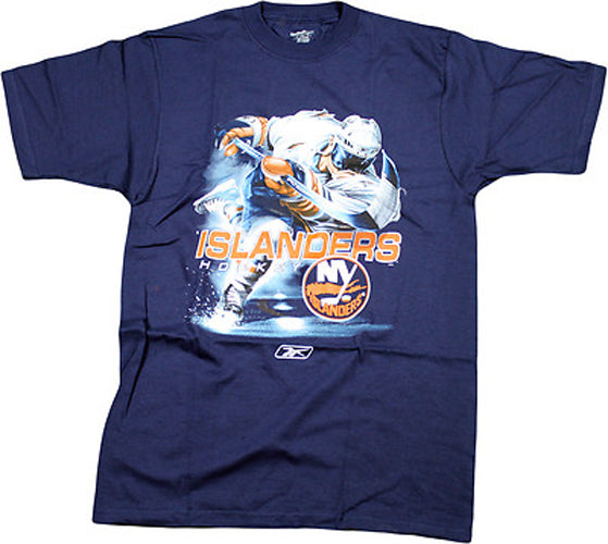 Reebok NHL Men's New York Islanders Hockey Player T-Shirt, Navy