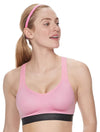 adidas Women's Stronger For It Workout Racer Bra, True Pink, X-Small