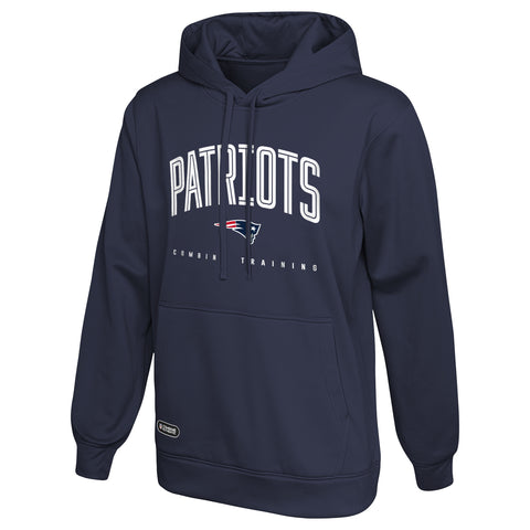 Outerstuff NFL Men's New England Patriots Up Field Performance Fleece Hoodie