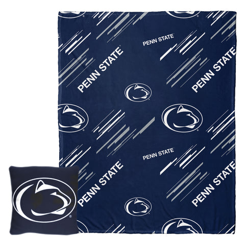Northwest NCAA Penn State Nittany Lions Pillow & Silk Touch Throw Blanket Set