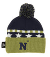 Adidas NCAA Toddlers Navy Midshipmen Cuffed Knit with Pom, OSFM