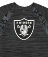 Zubaz NFL Men's Oakland Raiders Tonal Camo Raglan T-Shirt