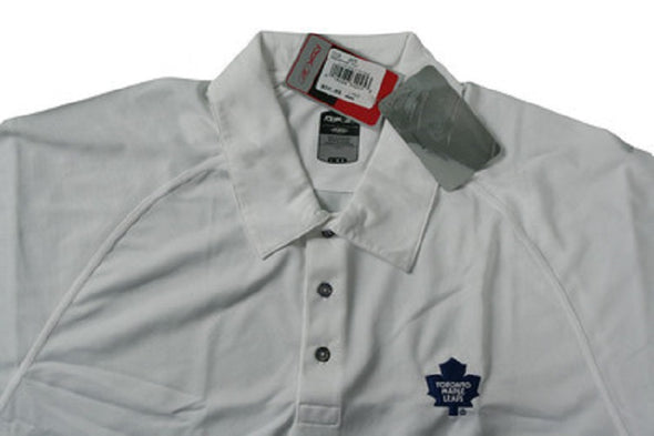 Reebok NHL Hockey Men's Toronto Maple Leafs Team Polo, White