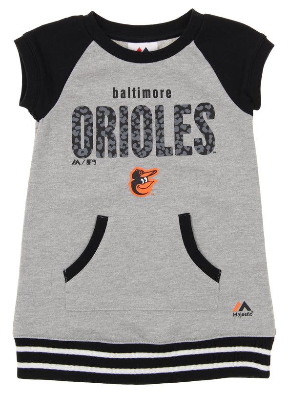 Outerstuff MLB Toddler Girls Baltimore Orioles Cheer Loud Legging Set, Black