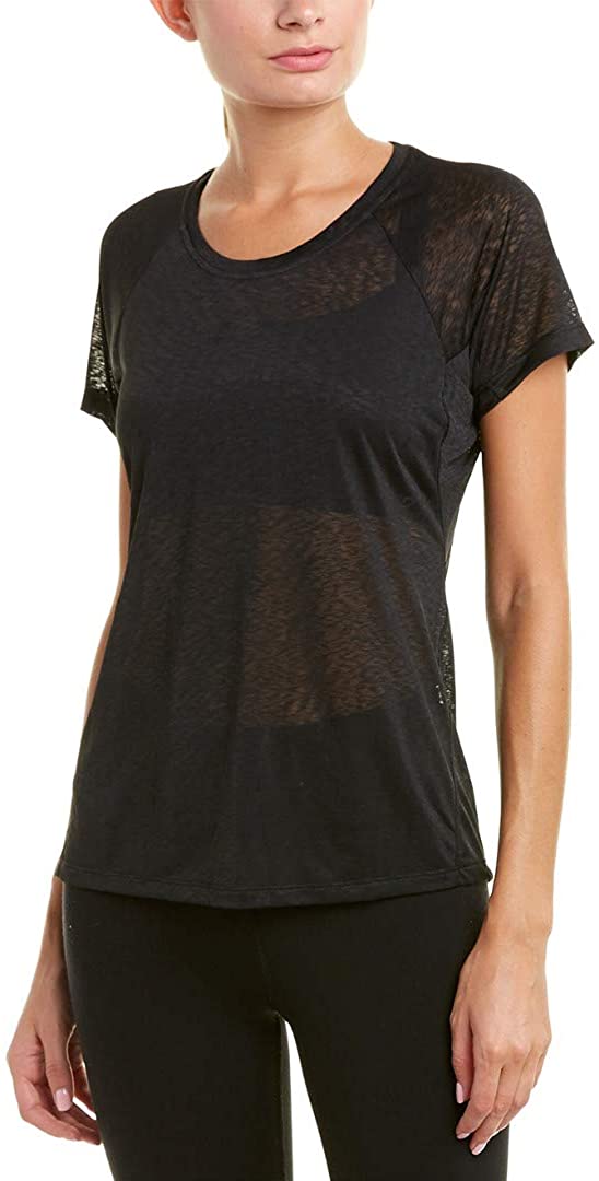 Adidas Women's Cutout Short Sleeve T-Shirt, Black, X-Small