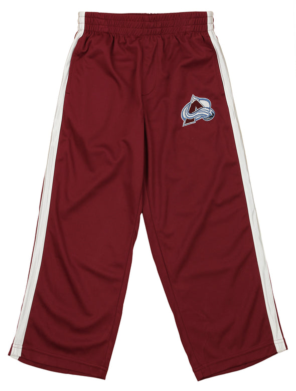 OuterStuff NHL Youth Colorado Avalanche Dribble Mesh Pants, Maroon