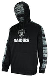 Zubaz NFL Men's Oakland Raiders Hoodie w/ Oxide Sleeves