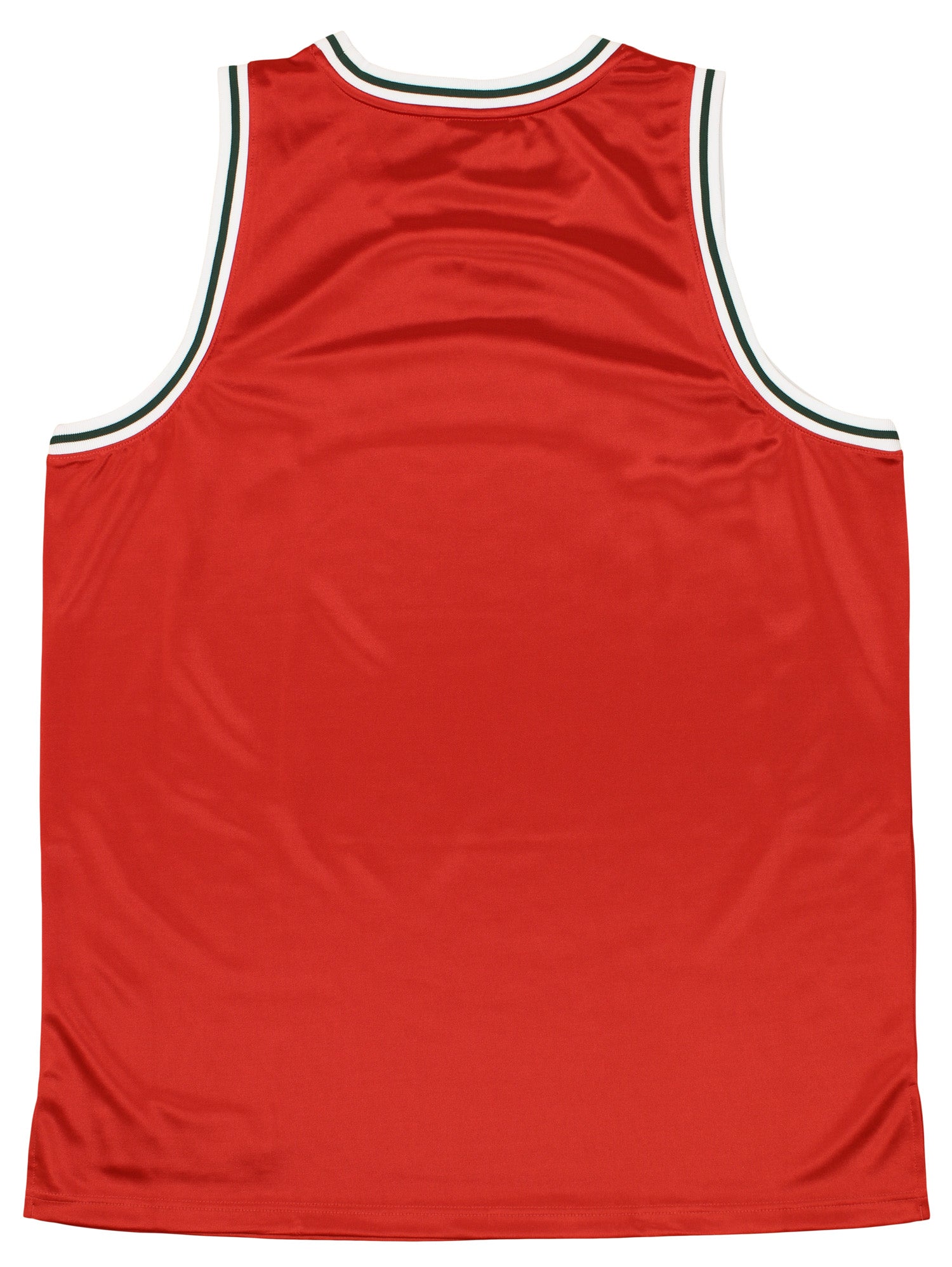 THE MIL - BBALL JERSEY - WHITE/FOREST GREEN/RED