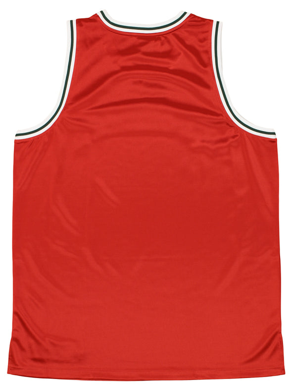 Adidas NBA Men's Milwaukee Bucks Blank Basketball Jersey, Red