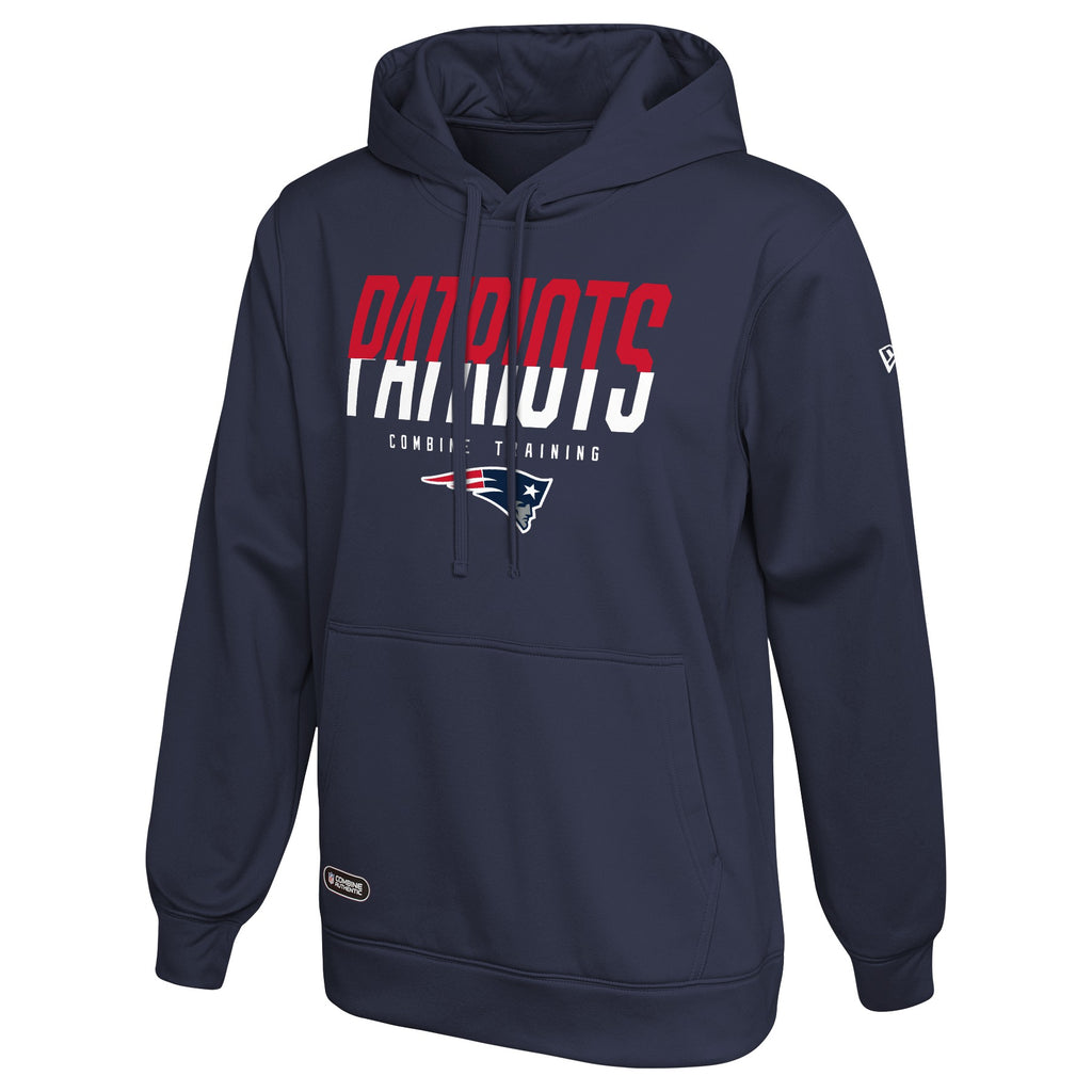 New England Patriots Yarn Dye Hoodie - Heather Grey