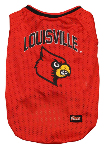 Pet First NCAA Louisville Cardinals Football Dog Jersey, Large