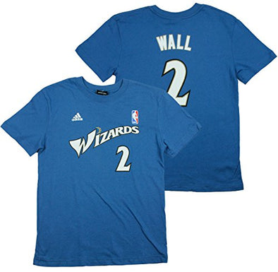 Adidas NBA Youth Boy's Washington Wizards John Wall #2 Gametime T-Shirt, Blue