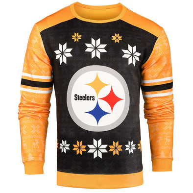 Forever Collectibles NFL Men's Pittsburgh Steelers Printed Ugly Sweater
