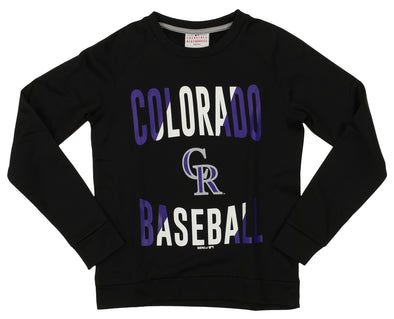 Outerstuff MLB Youth/Kids Colorado Rockies Performance Fleece Sweatshirt