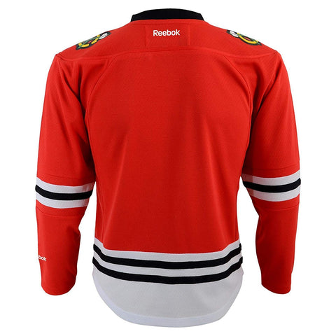 Reebok NHL Youth Boys Chicago Blackhawks Red Replica Blank Jersey