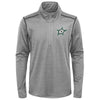 Outerstuff Dallas Stars NHL Boys Youth (8-20) Back to The Arena 1/4 Zip Pullover Sweater, Grey
