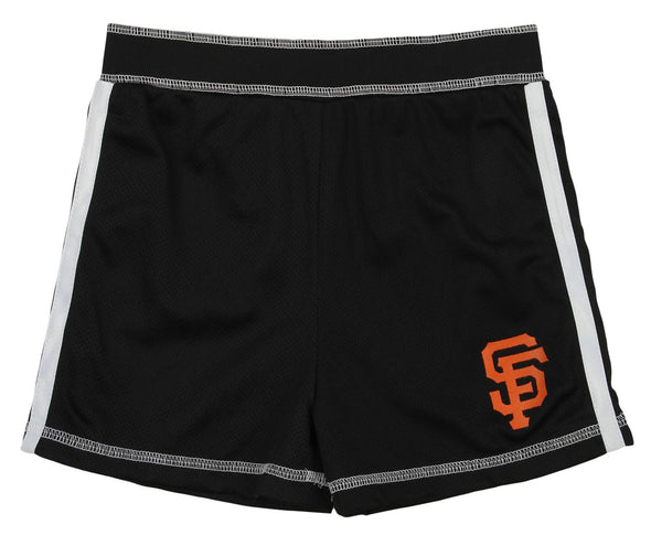 Outerstuff MLB Youth Girls San Francisco Giants Batter Up Mesh Shorts