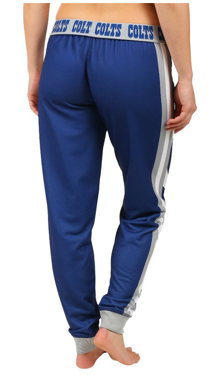KLEW NFL Women's Indianapolis Colts Cuffed Jogger Pants, Blue – Fanletic