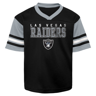 Outerstuff NFL Youth Boys Las Vegas Raiders Team Logo Knit Top Jersey