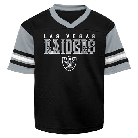Outerstuff NFL Youth Boys Las Vegas Raiders Team Logo Knit Top Jersey