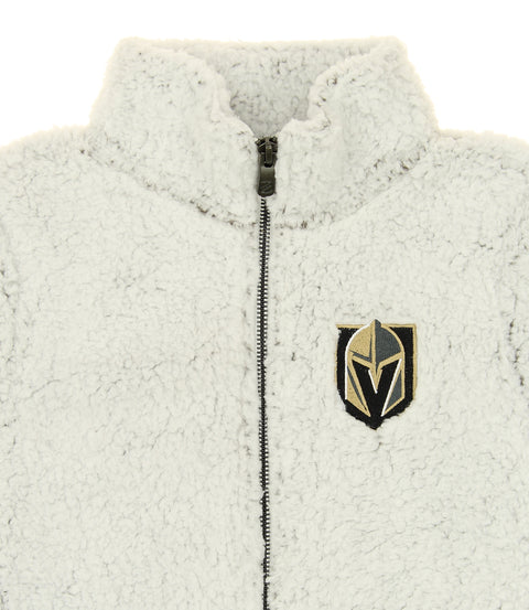 Outerstuff NHL Youth Girls  Vegas Golden Knights Time Honored Teddy Fleece Jacket