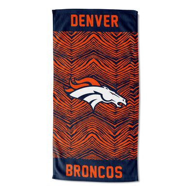 Northwest NFL Denver Broncos State Line Beach Towel, 30x60