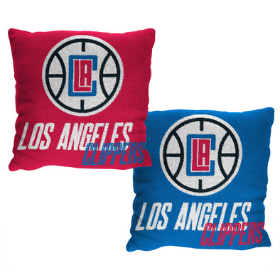 Northwest NBA Los Angeles Clippers Double Sided Jacquard Accent Throw Pillow