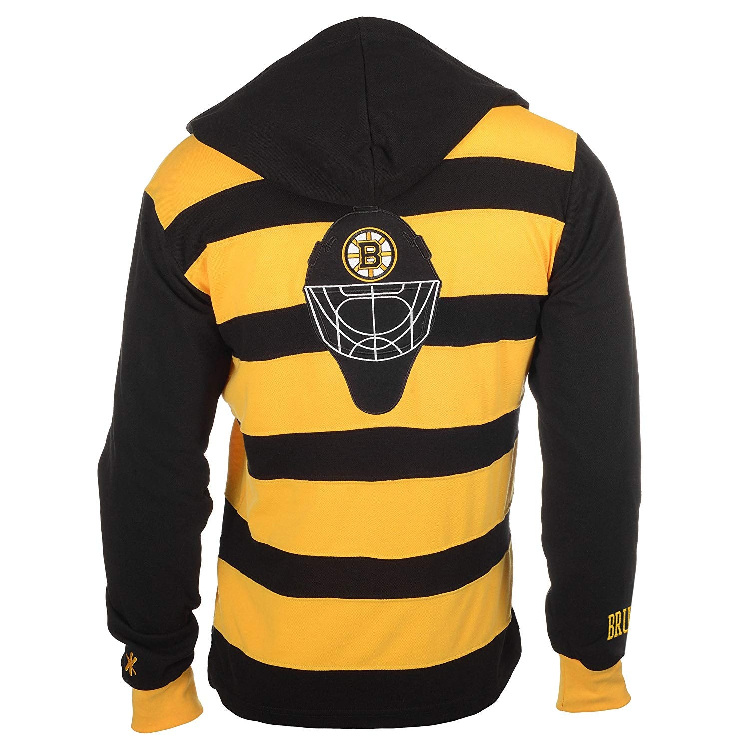 Forever Collectibles NHL Men's Boston Bruins Printed Ugly Sweater, Yellow/Black