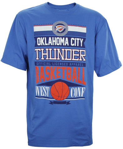 Zipway NBA Basketball Men's Big & Tall Oklahoma City Thunder Graphic T-Shirt, Blue
