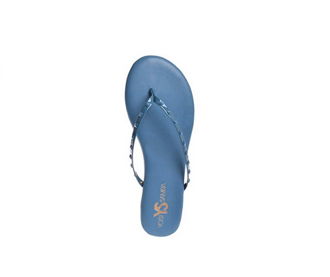 Yosi Samra Women's Roee Flip Flop, Everglade