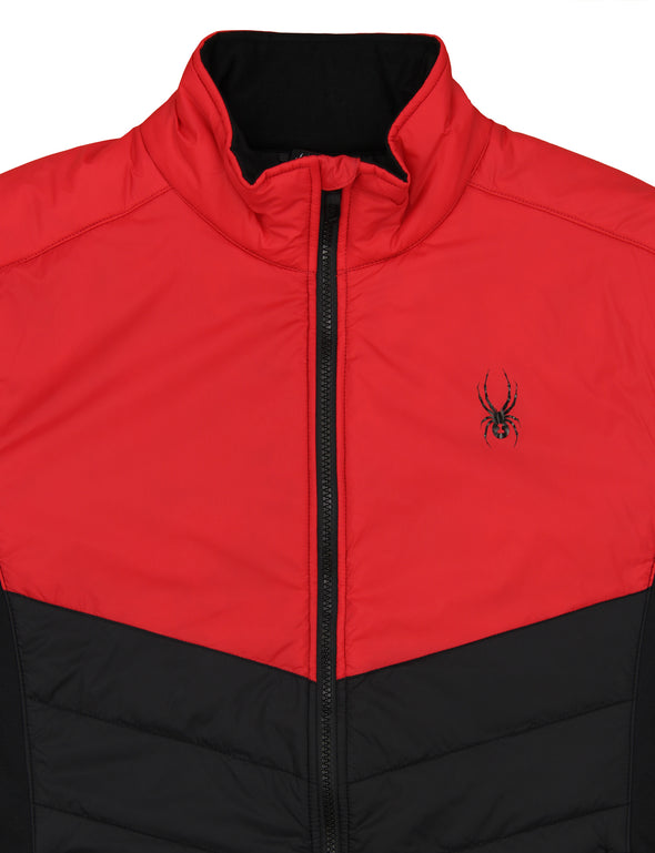 Spyder Men's Stealth Full Zip Hybrid Jacket, Color Options