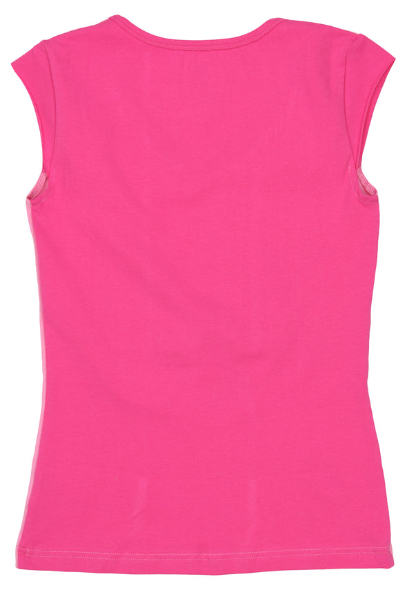 Reebok NFL Women's New York Jets Split Neck Tank Top Shirt, Pink