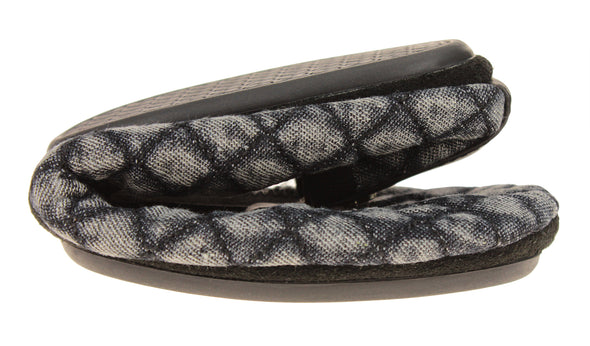 Yosi Samra Women's Samara Quilted Denim, Black
