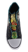 Ed Hardy HIGHRISE Kids Fashion High Top Sneakers Shoes