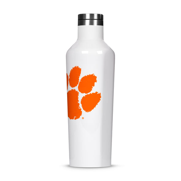 Corkcicle NCAA 16oz Clemson Tigers Big Logo Triple Insulated Stainless Steel Tumbler