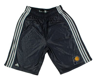 adidas Indiana Pacers NBA Big & Tall Men's 3-Stripes Fusion Shorts, Navy/Silver