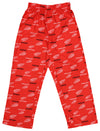 Outerstuff Detroit Red Wings NHL Boys' Youth (8-20) Team Logo Pajama Lounge Pants, Red