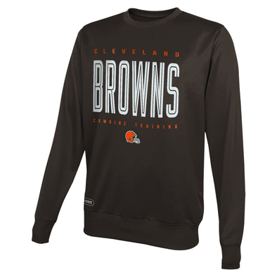 Outerstuff NFL Men's Cleveland Browns Top Pick Performance Fleece Sweater